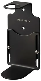 Wellmark Zeephouder Wand voor 1 zeepdispenser Mat Zwart 8720254397115