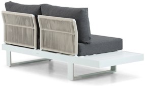 Hoek loungeset 6 personen Aluminium Wit  Lifestyle Garden Furniture Lorenzo