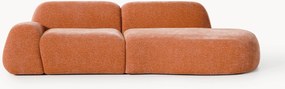 Modulaire teddy chaise longue Wolke (3-zits)