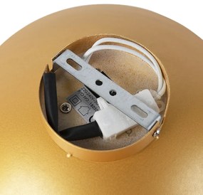 Art deco plafondlamp goud/messing incl. LED - Sun