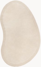 Handgetuft wollen vloerkleed Kadey in organische vorm