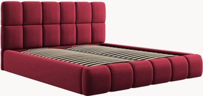 Gestoffeerd bed Tropea met fluweellook en opbergruimte