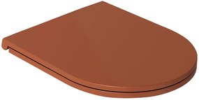 Sapho Infinity softclose toiletzitting terracotta