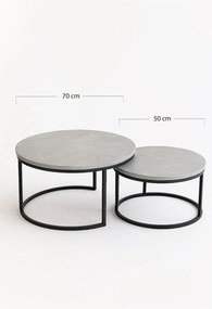 Set 2 bijzettafels Samis