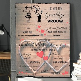 INSPIO Cadeau voor mijn liefde, de geweldige vrouw in mijn leven + we verzenden de volgende dag