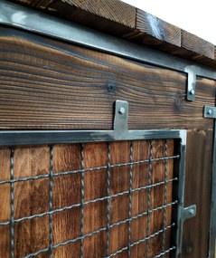 CHYRKA® Bartafel Barkruk Barstoel Barmeubels SAMBOR Loft Vintage Bar Industrieel Design Handgemaakt Hout Metaal