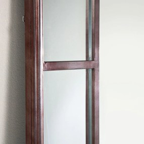 Kare Design Window Industriele Spiegel Bruin Staal - 90x200cm