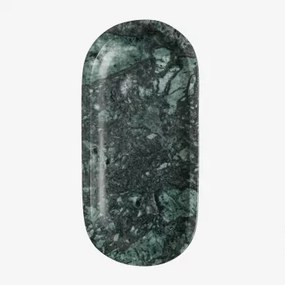 Decoratieve Schaal Van Natuurlijk Steen Ceranova ↔︎ 30 Cm & Groen Marmer Udaipur - Sklum