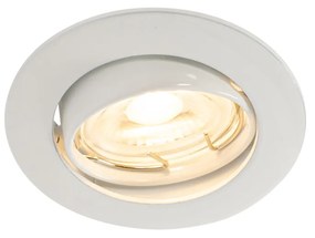 Set van 12 inbouwspots wit GU10 35mm - Edu