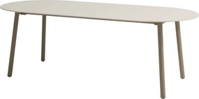 Taste by 4 Seasons Alba tuintafel Mocca met keramisch tafelblad 220 x 100 cm Tuintafel beige weerbestendig