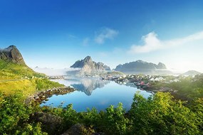 Kunstfotografie Reine Village, Lofoten Islands, Norway, IakovKalinin, (40 x 26.7 cm)