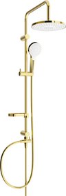 Mexen X05 douchekolom, goud/wit - 798050591-50