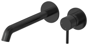 Hotbath Buddy inbouw wastafelkraan 22cm geborsteld zwart PVD