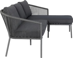 Baratti Chaise Longue Loungeset - Limoges - Antraciet - Rope - Baratti
