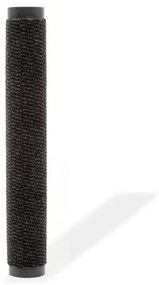 vidaXL Droogloopmat rechthoekig getuft 60x90 cm zwart