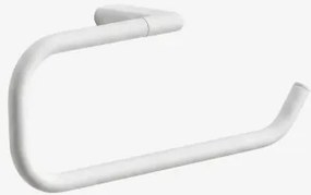 Wandhanddoekhouder Met Stang 30 Cm Voor Badkamer In Roestvrij Staal Rovent Wit - Sklum