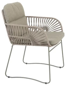 4 Seasons Outdoor Murcia tuinset olijfgroen met teakhouten Lucas tafel 240 cm * Sale *  Tuinset    houtkleur weerbestendig