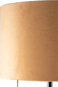 Moderne tafellamp geel met goud - Rosalina