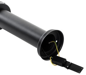 Modern buiten paaltje zwart 50 cm - Elly