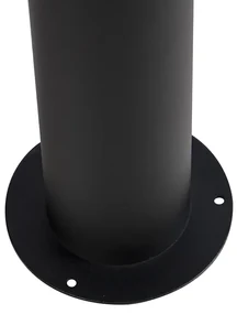 Moderne staande buitenlamp zwart 70 cm - Odense Modern E27 IP44 Buitenverlichting