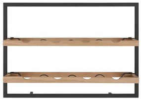 DTP Home Winemate Oak Type C Wand Wijnrek Van Eikenhout - 50x25x35cm.