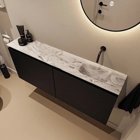 Mondiaz Ture DLux toiletmeubel 120cm urban met wastafel glace rechts zonder kraangat