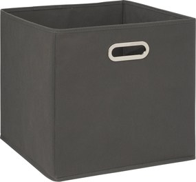 5Five Linnen Opbergmand - Donkergrijs - Opvouwbaar - 29 Liter