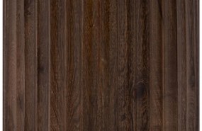 Goossens Salontafel Mabel rond, hout mango bruin, stijlvol landelijk, 70 x 43 x 70 cm