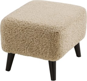 Lunaro Lounge Poef Teddy - Light Brown