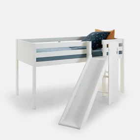 Halfhoog bed met glijbaan, Mirka