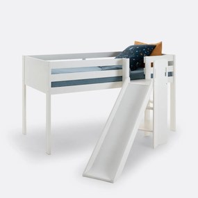 Halfhoog bed met glijbaan, Mirka