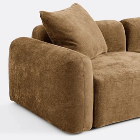 3-zits modulaire hoekbank in jacquard chenille, AMAD