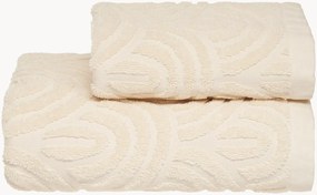 Jacquard handdoekenset Petra van katoen, 2-delig