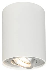 Set van 6 Spot / Opbouwspot / Plafondspots wit draai- en kantelbaar - Rondoo up Modern GU10 Binnenverlichting Lamp