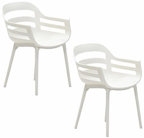 Garden Impressions Sunny tuinstoel zand - 2 stuks