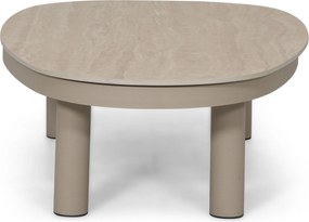 Stoel en Bank Loungeset 5 personen Aluminium Zand/Beige  Lifestyle Garden Furniture Organio/Mira