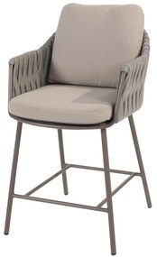 Taste by 4 Seasons Cannes high dining chair terre SALE Tuinstoel   bruin weerbestendig