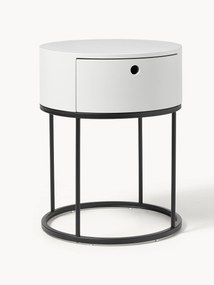 Ronde nachtkastje Polo met lades
