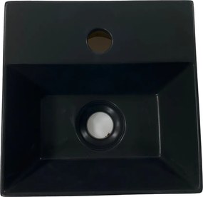 Salenzi Spy Fontein met clickwaste 30x30 cm mat zwart