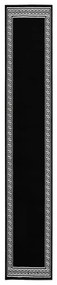 vidaXL Tapijtloper 60x500 cm BCF zwart met motief