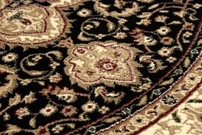 Tapijt ROYAL ADR ROND patroon 521 zwart