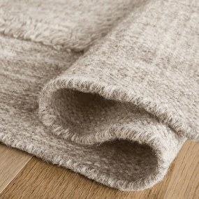 Vierkant wollen vloerkleed, XL, handgeknoopt, EDGI