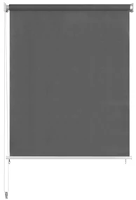 vidaXL Rolgordijn voor buiten 180x230 cm antracietkleurig