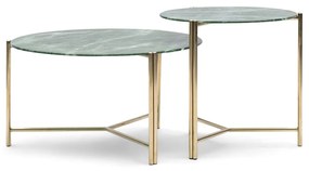Rivièra Maison - Marble Coffee Table Set of 2, green XSX