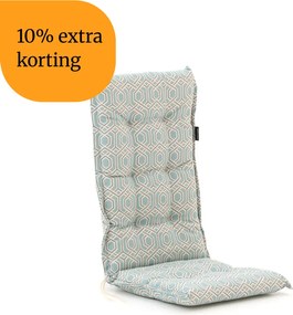 + 10% kassakorting | Dikke tuinkussen | Blauw | Katoen/Polyester | Madison | 123x50cm | Kees Smit Tuinmeubelen