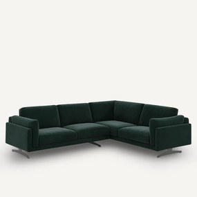 Hoekbank fluweel, César
