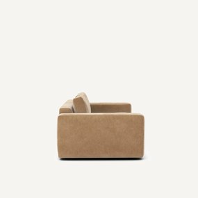 Compacte 3-zitsbank in stonewashed fluweel, SKANDER