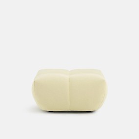 Poef, in gewatteerde stof, breedte 83 cm, NURIA