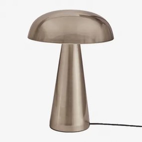 Galina Ijzeren Tafellamp ↑35 Cm Grijs – Staal - Sklum