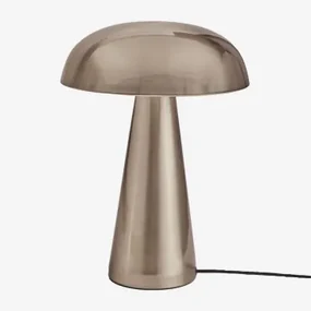 Galina Ijzeren Tafellamp ↑35 Cm Grijs – Staal - Sklum